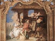 TIEPOLO, Giovanni Domenico Angelica and Medoro with the Shepherds oil on canvas